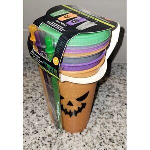 Way To Celebrate Halloween Glow In The Dark Tumblers Cups 4 Pack, Assorted 25oz